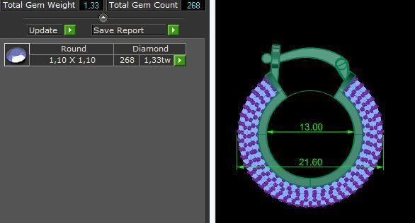 Earrings 3D print model_5