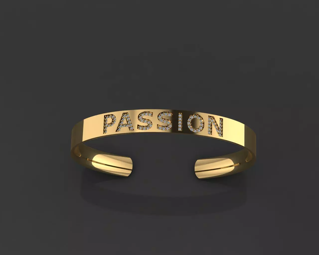 PASSION Bracelet 3D print model