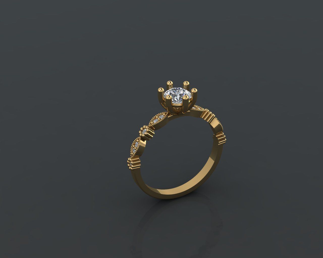 Rings 3D print model_3