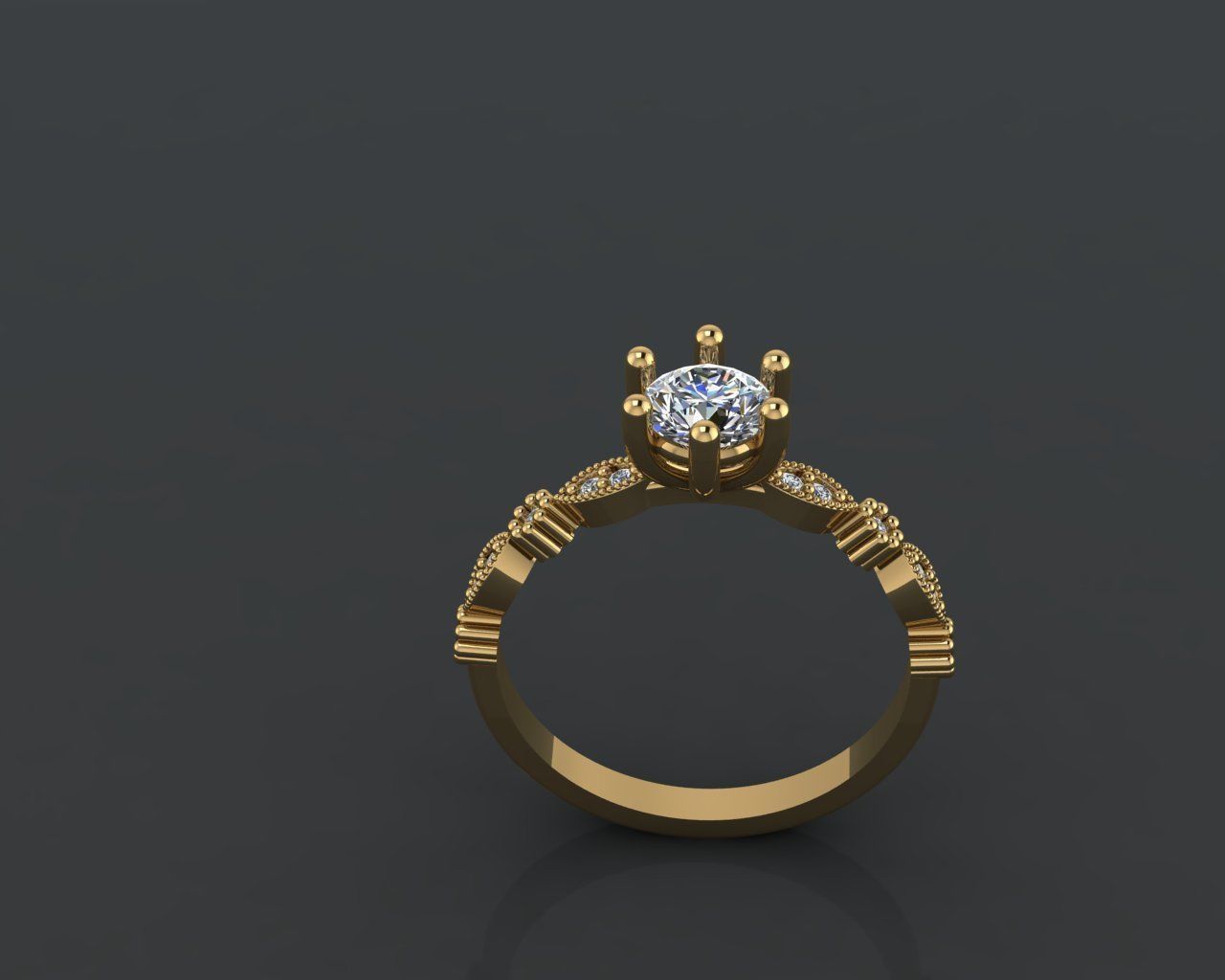 Rings 3D print model_2