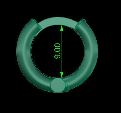 Earrings 3D print model_5