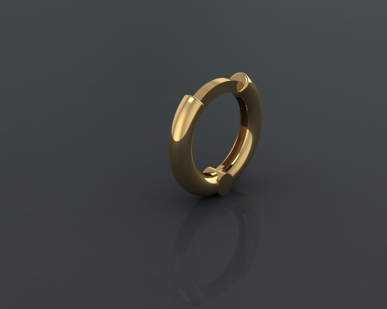 Earrings 3D print model_2