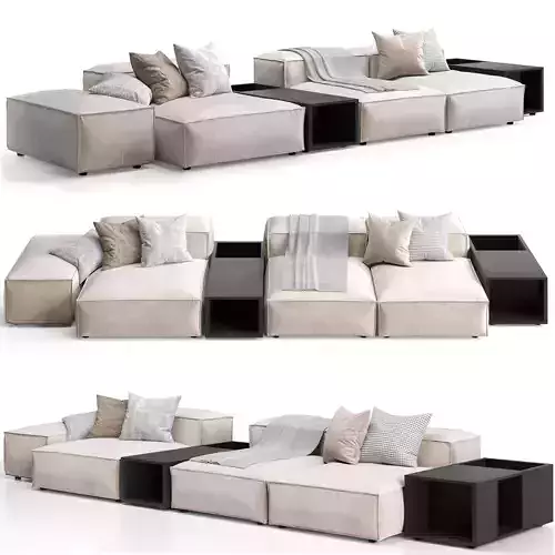 Living Divani Extra Soft Continetori 3D model
