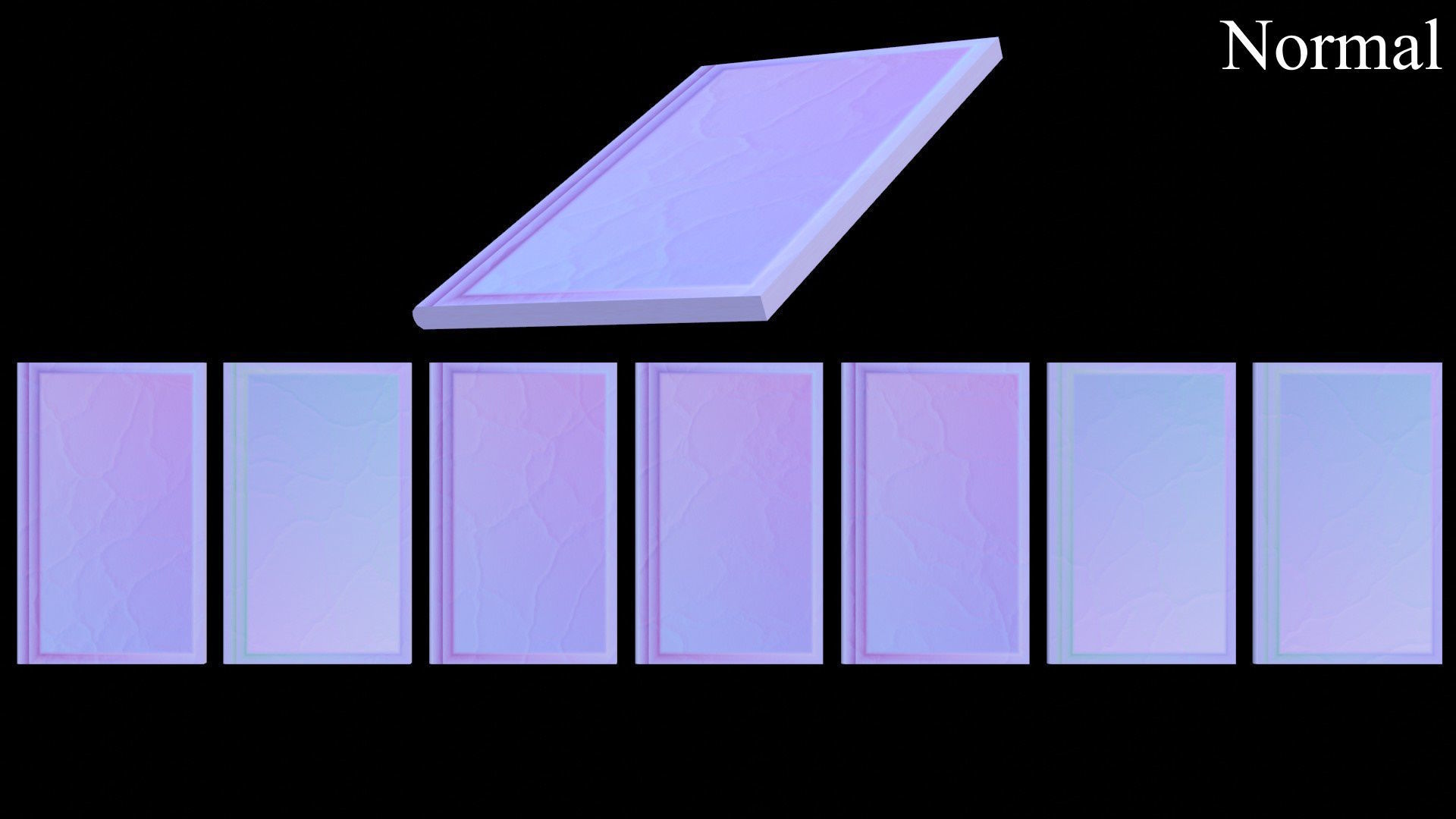 Old Magic Spells Books Low-poly 3D model_29