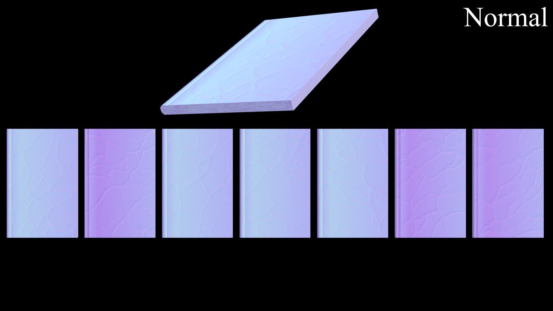 Old Magic Spells Books Low-poly 3D model_21