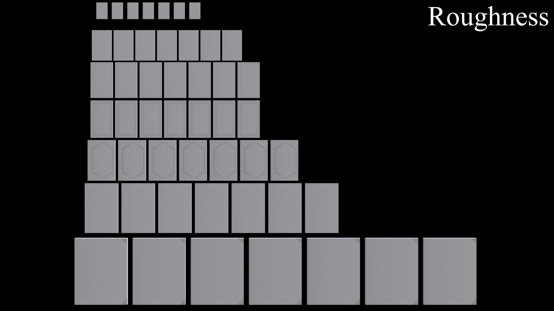 Old Magic Spells Books Low-poly 3D model_6