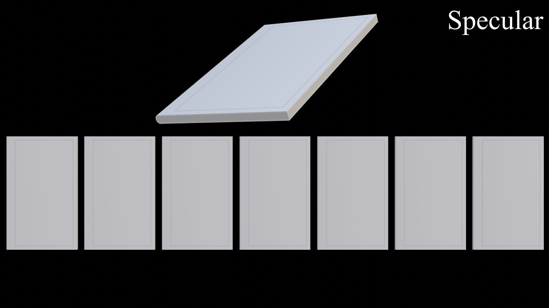 Old Magic Spells Books Low-poly 3D model_27