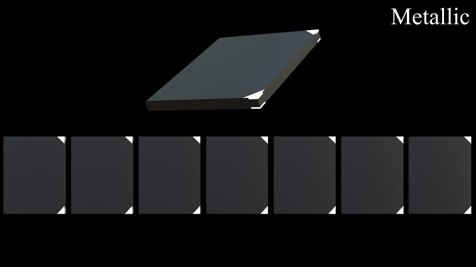 Old Magic Spells Books Low-poly 3D model_57