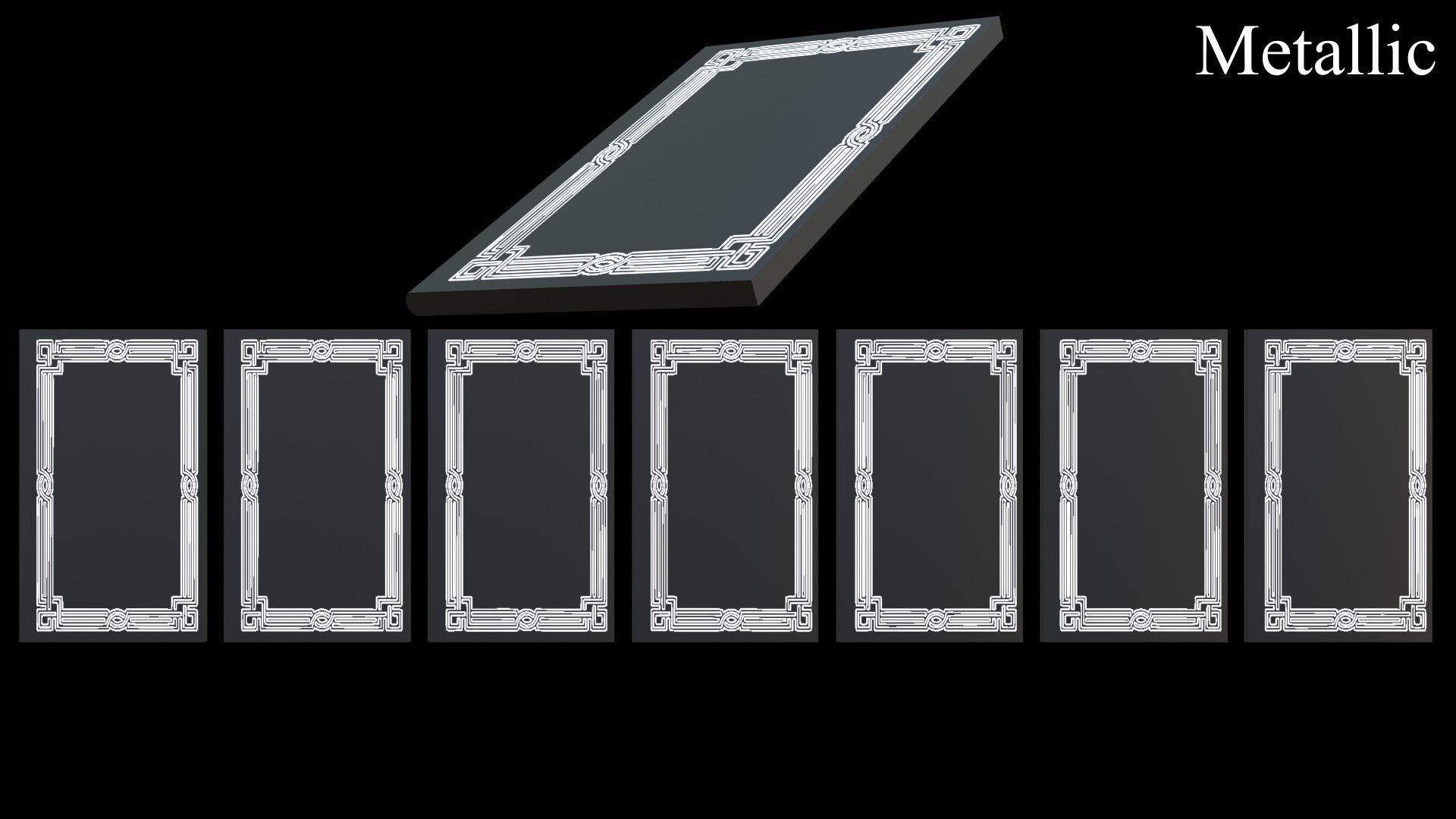 Old Magic Spells Books Low-poly 3D model_34