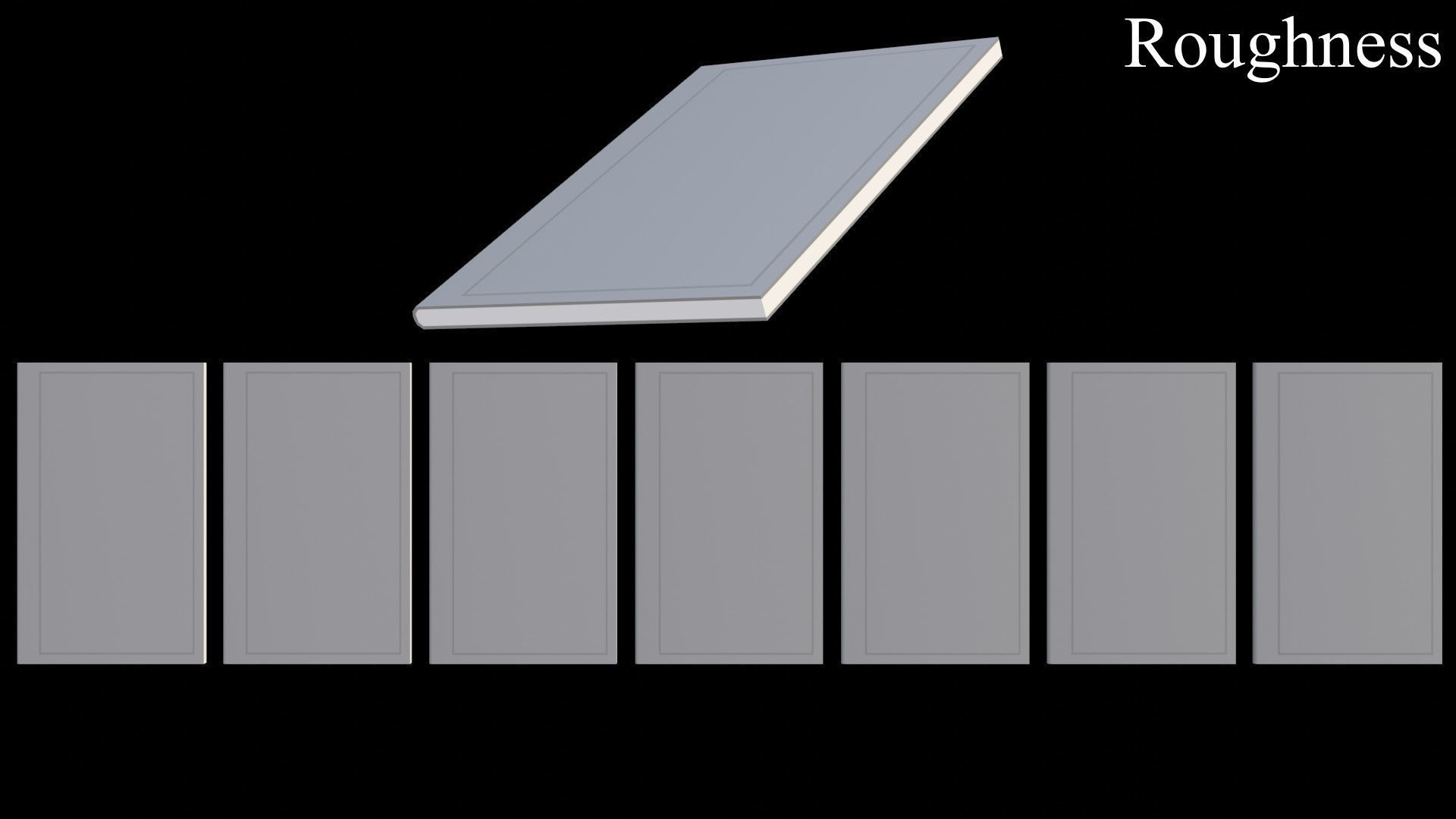 Old Magic Spells Books Low-poly 3D model_28