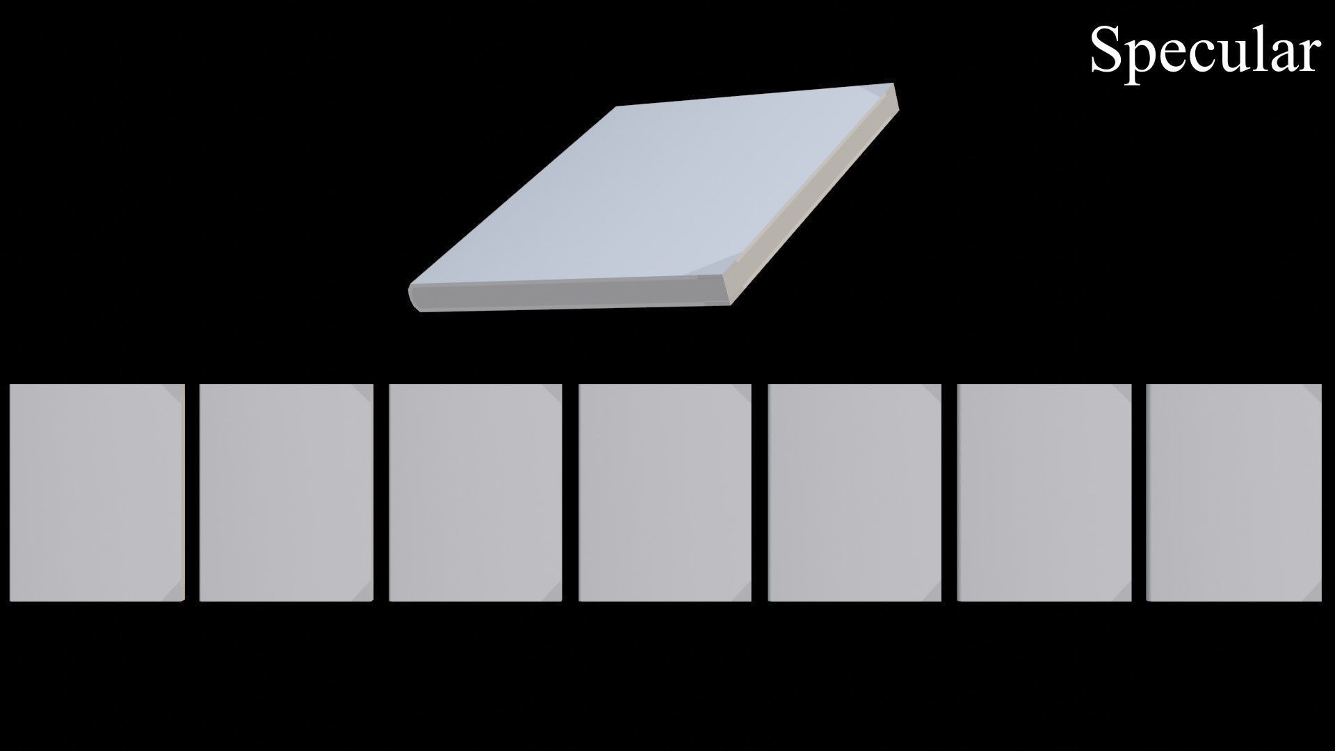 Old Magic Spells Books Low-poly 3D model_58