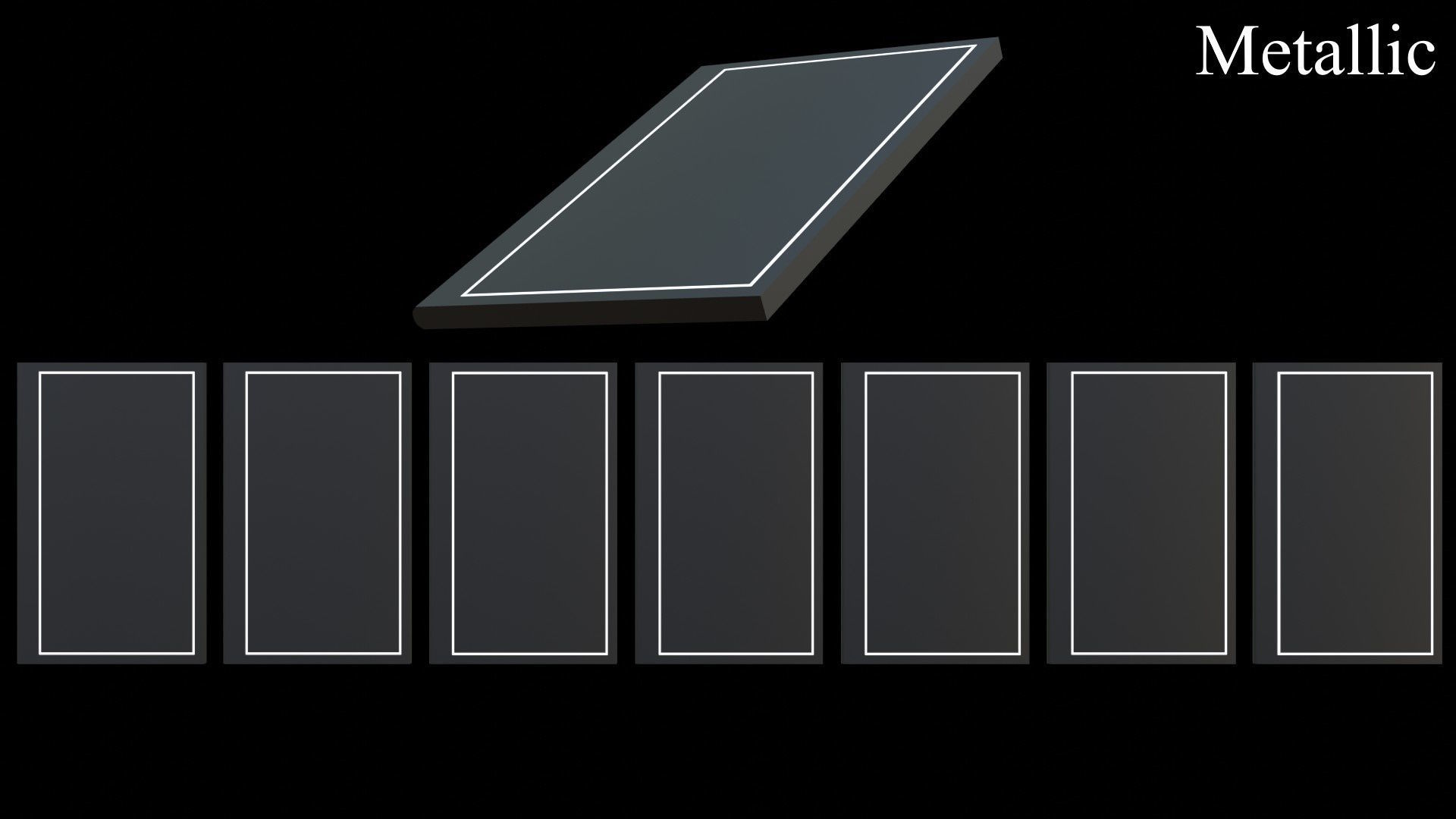 Old Magic Spells Books Low-poly 3D model_26