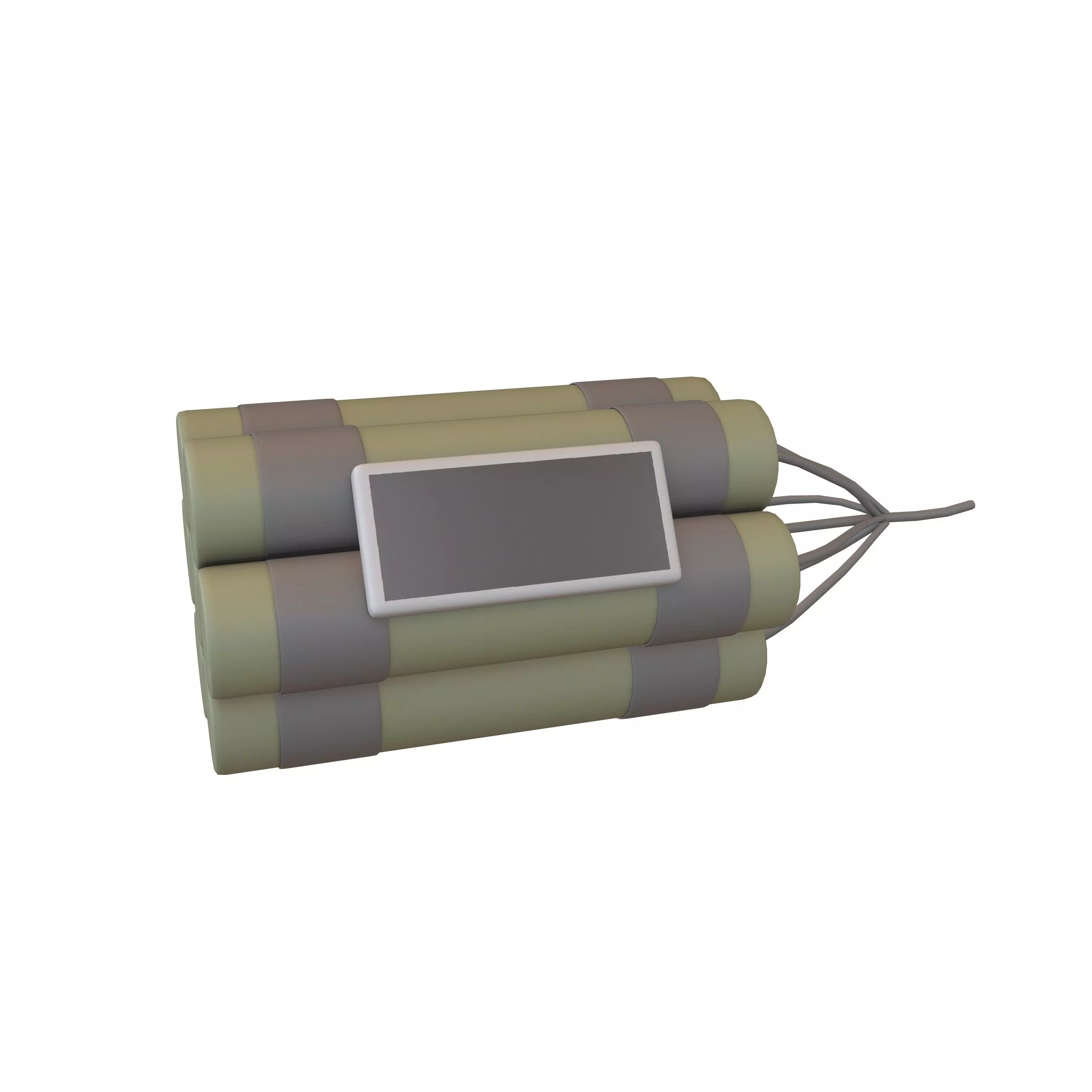 Time Bomb Icon v1 003 Low-poly 3D model_0