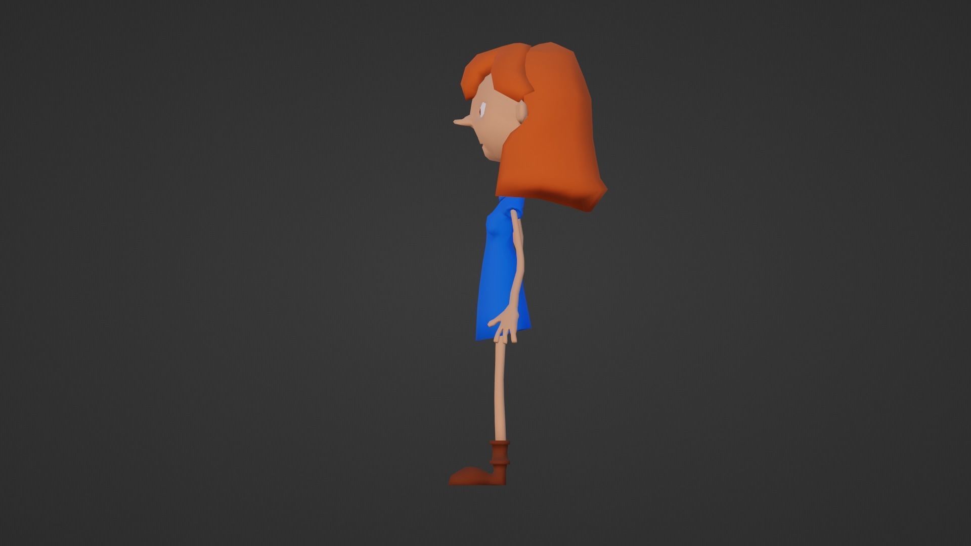 3D model Character Girl - Low Poly VR / AR / low-poly | CGTrader