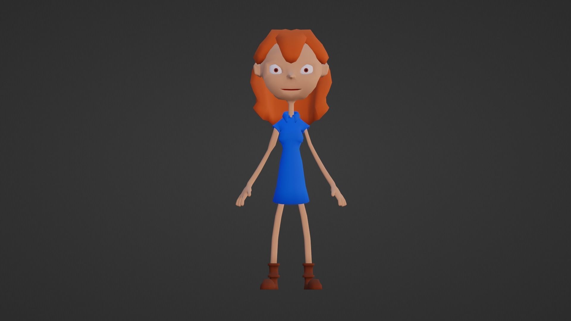 3D model Character Girl - Low Poly VR / AR / low-poly | CGTrader