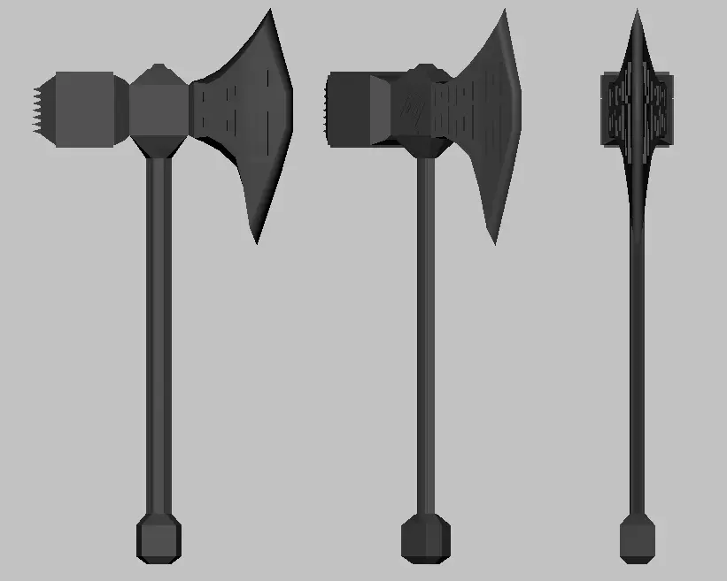 Minotaur Axe Free 3D model