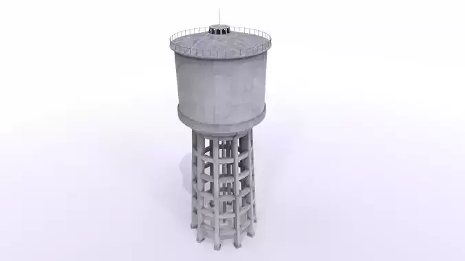 Concrete water tower 1