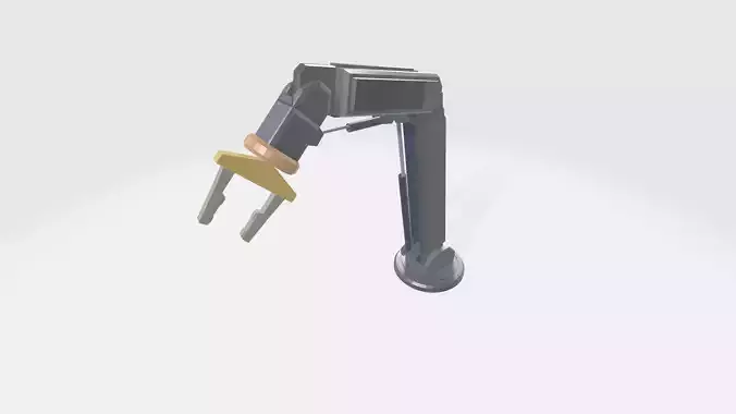industrial robot arm  3D model