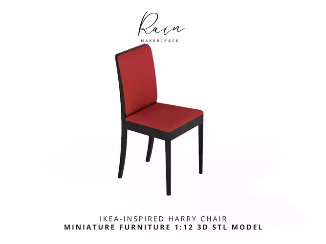IKEA-INSPIRED MINIATURE HARRY CHAIR FURNITURE