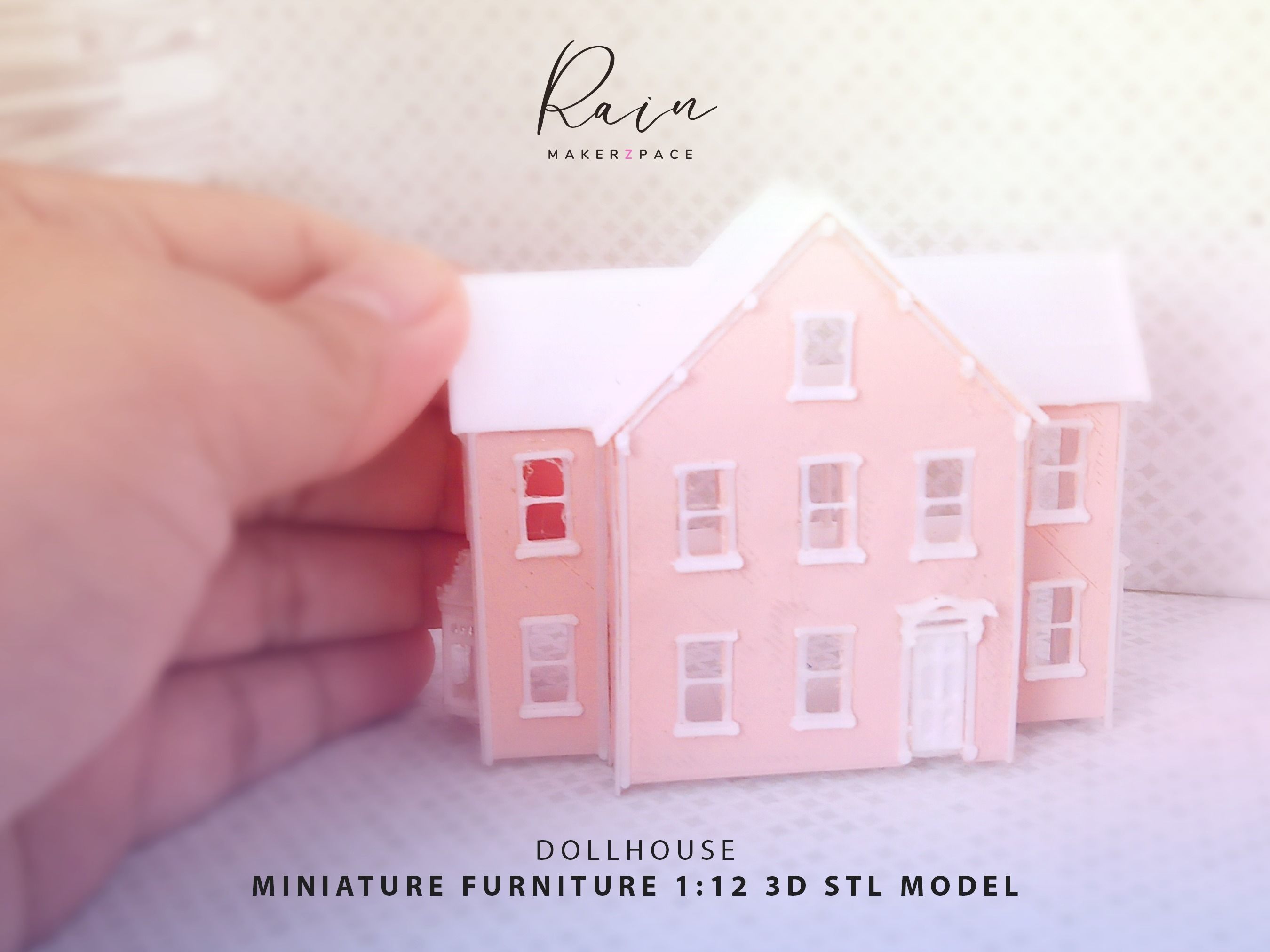 MINIATURE VICTORIAN DOLLHOUSE 3D print model_3