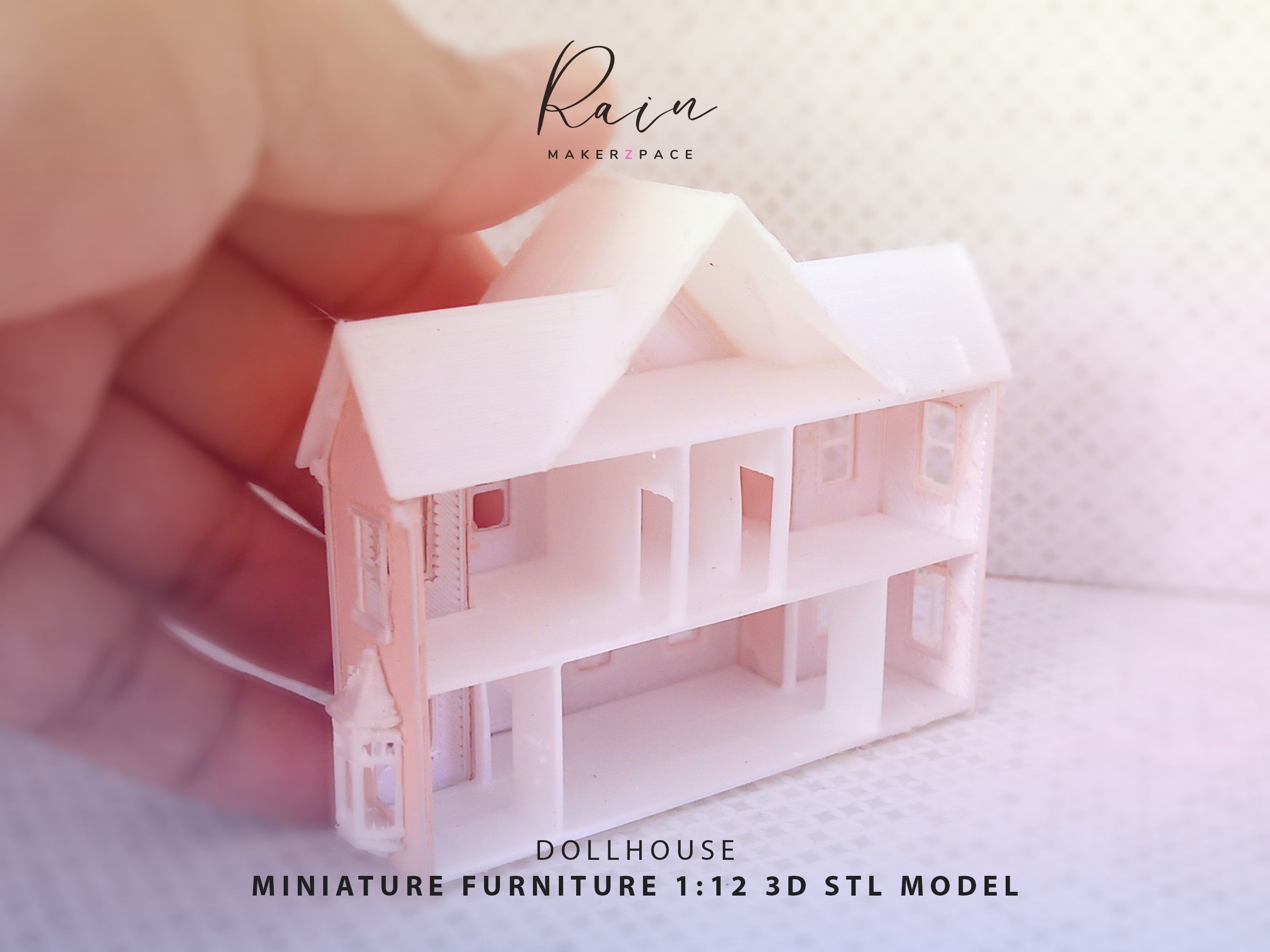 MINIATURE VICTORIAN DOLLHOUSE 3D print model_4