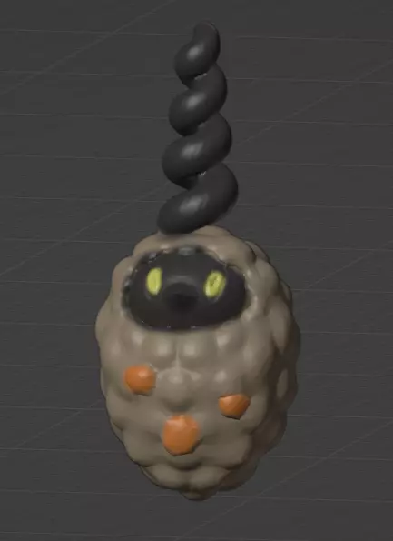 Burmy Sandy Cloak 3D print model_0