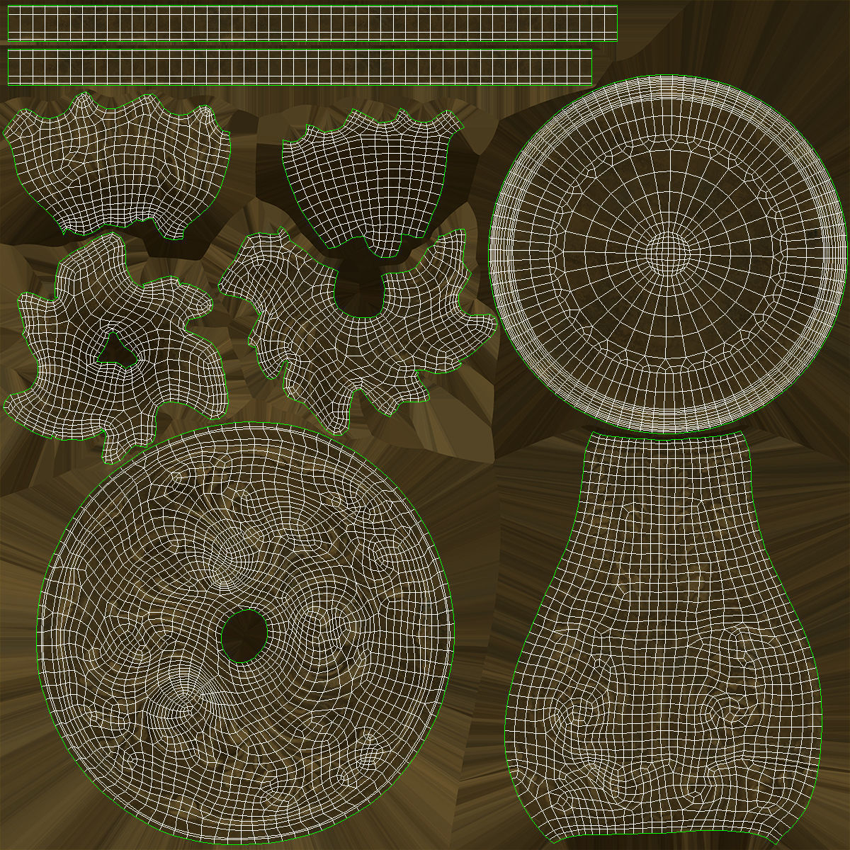 Antique Candle Holder 3D model_14