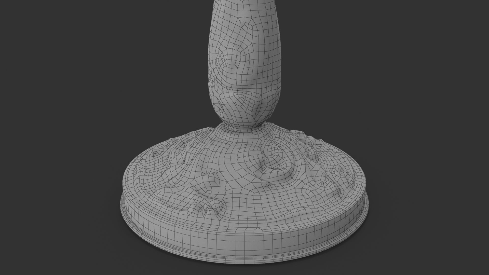 Antique Candle Holder 3D model_24