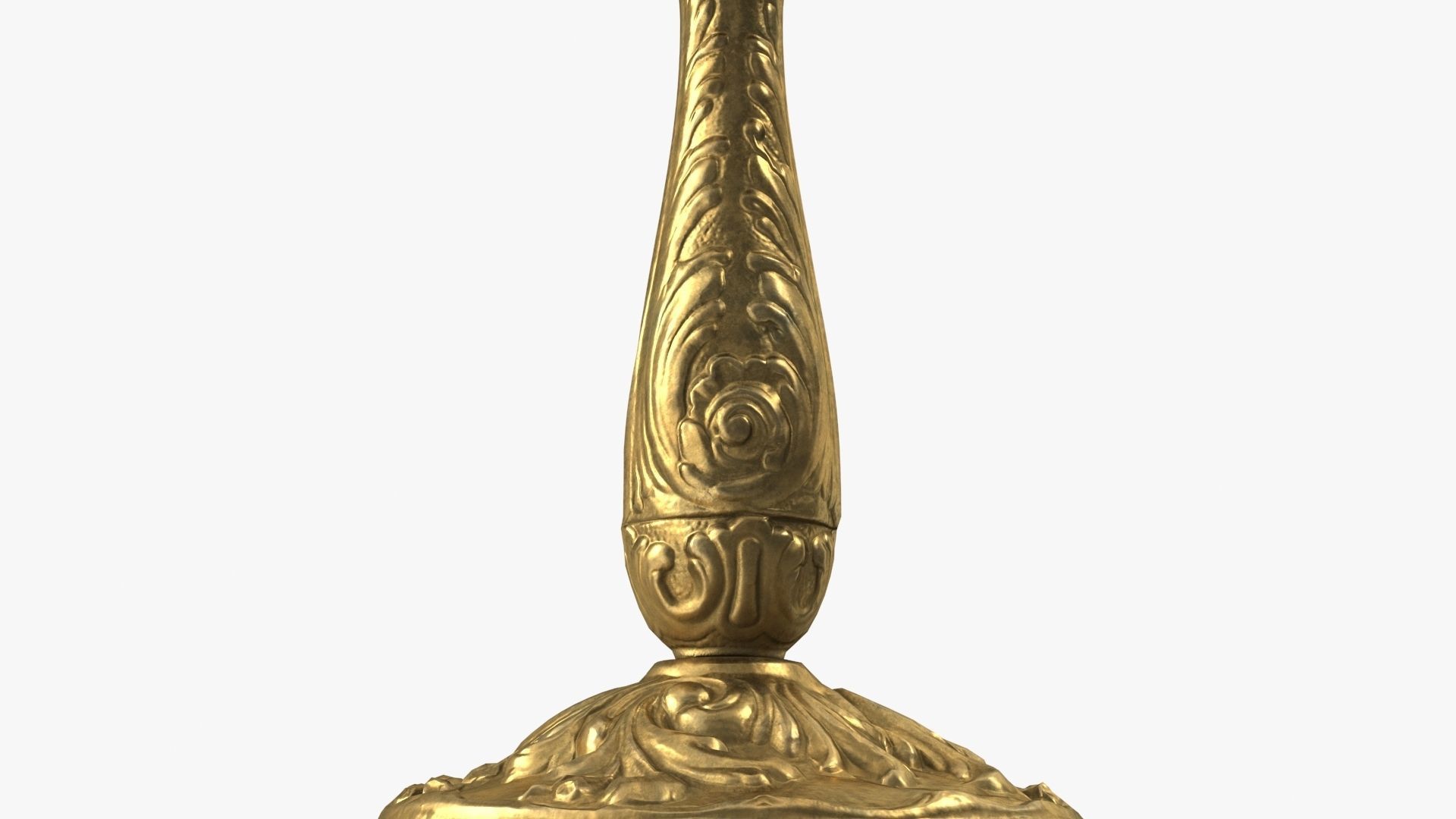 Antique Candle Holder 3D model_6