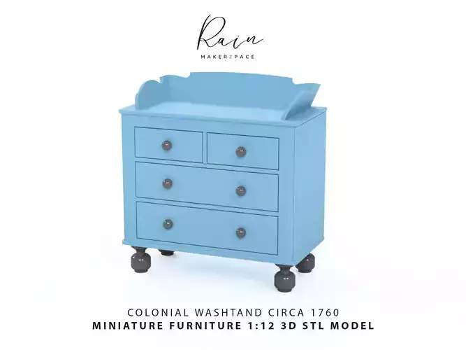 CLASSIC COLONIAL WASHSTAND CIRCA 1760