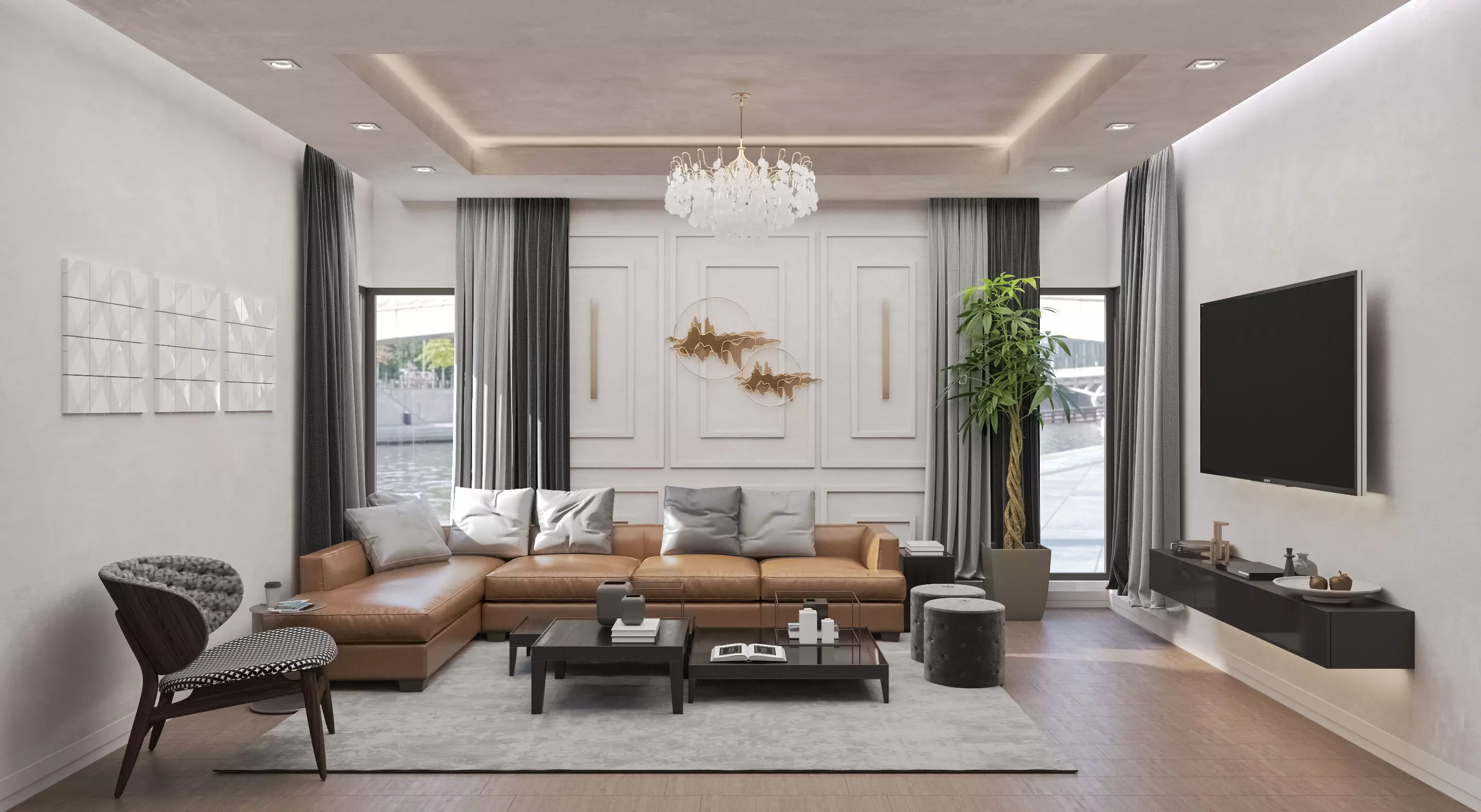 3dMax room interior 3D model