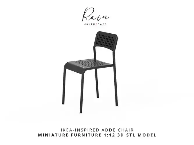 IKEA-INSPIRED ADDE CHAIR  MINIATURE FURNITURE
