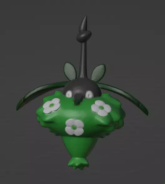 Wormadam Plant Cloak 3D print model_0