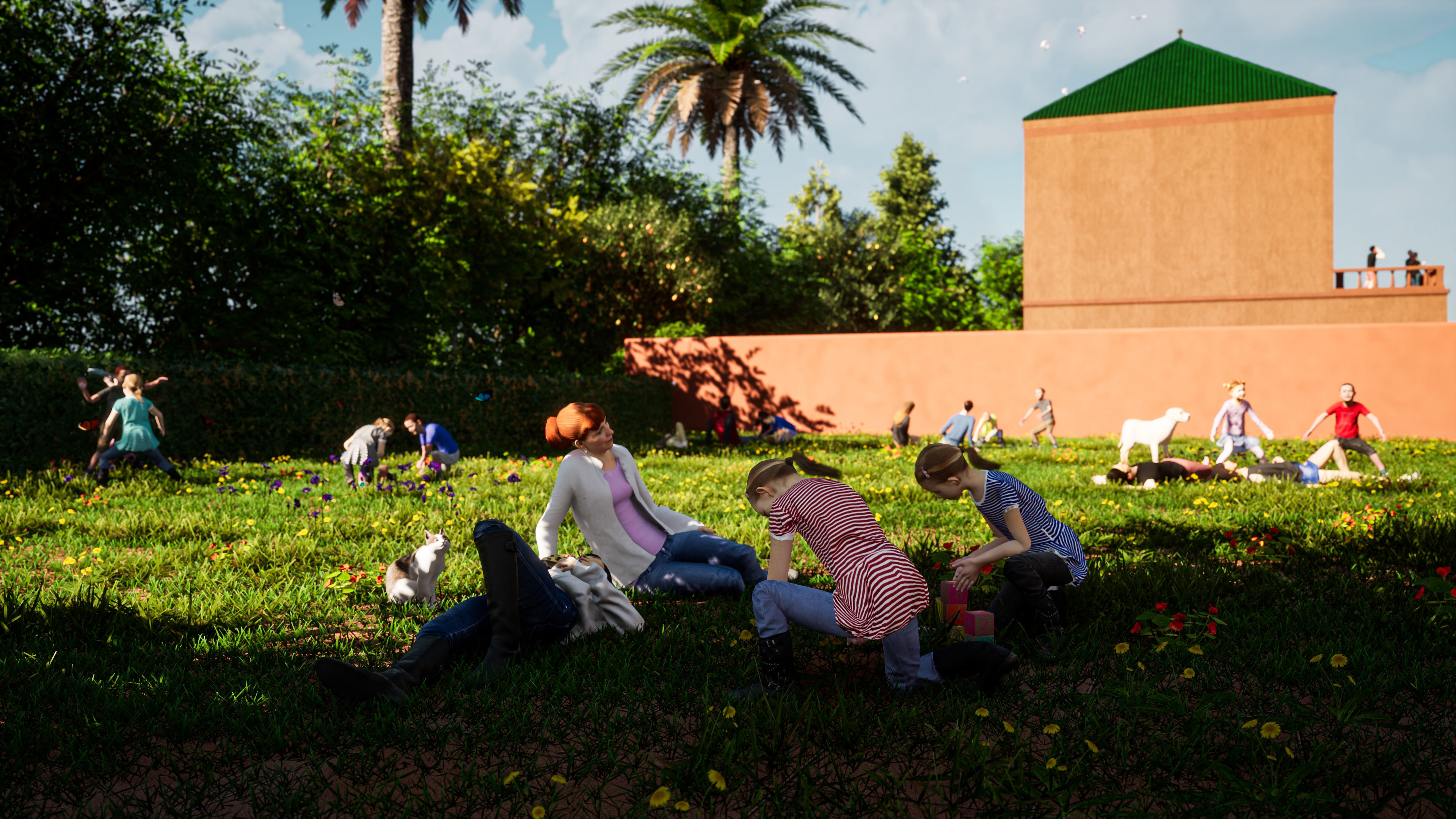 Menara marrakech morocco 3D model_1