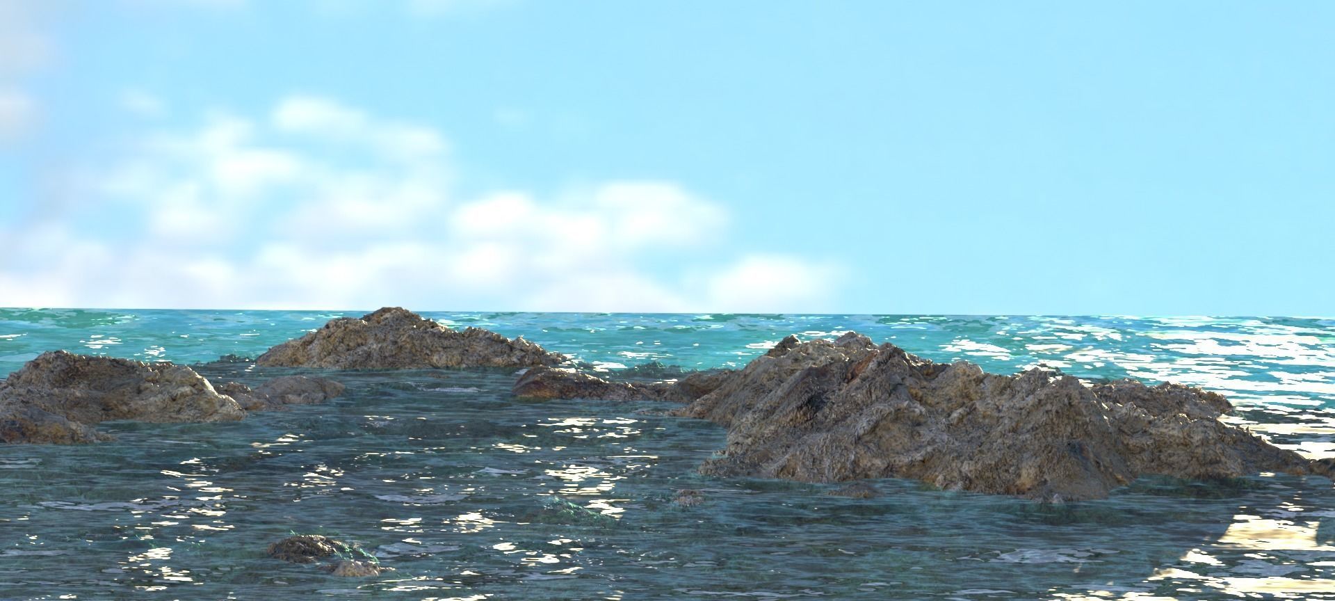 Ionian - nice free sea water shader Free 3D model_3