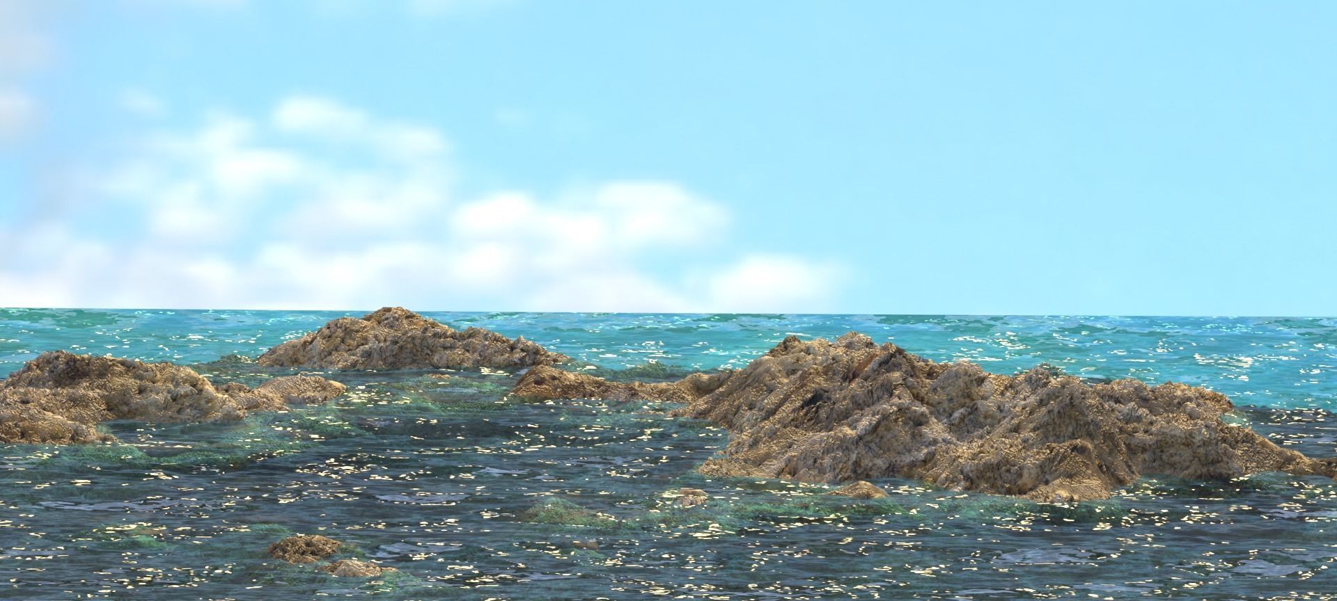 Ionian - nice free sea water shader Free 3D model_1