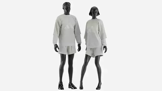 Sport Clothes Couple Set 04