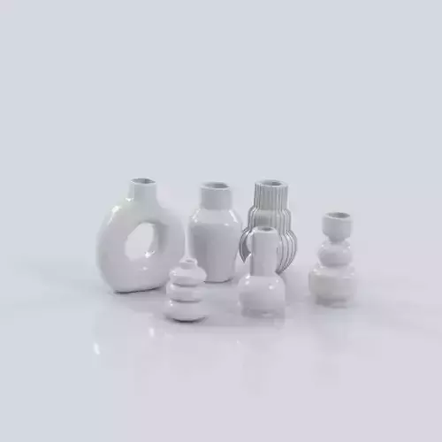 MINIATURE FURNITURE VASES FOR DOLLHOUSE