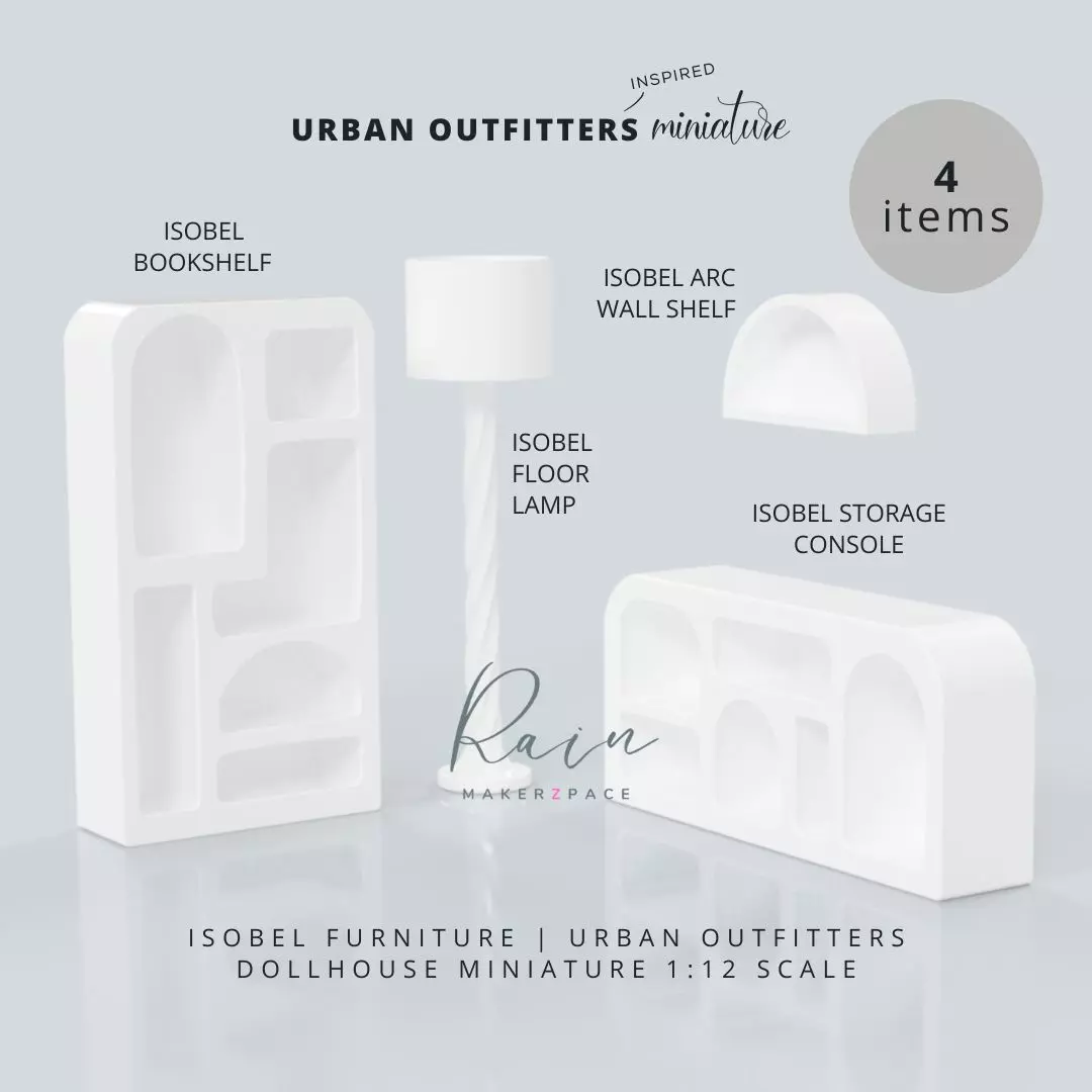 MINIATURE FURNITURE ISOBEL FURNITURE COLLECTION 3D print model_0