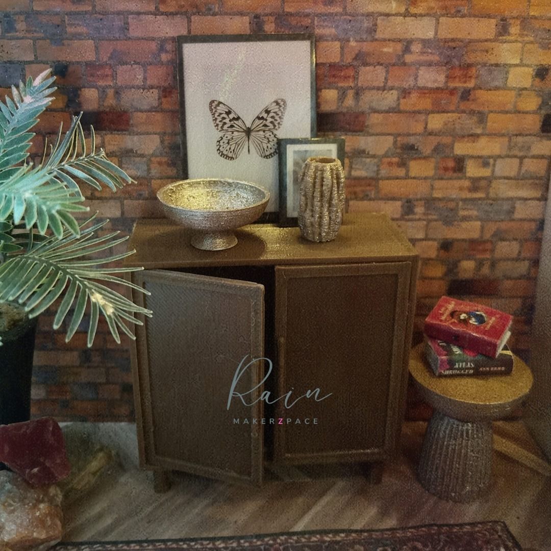 Delancey Storage Cabinet MINIATURE FURNITURE 3D print model_4