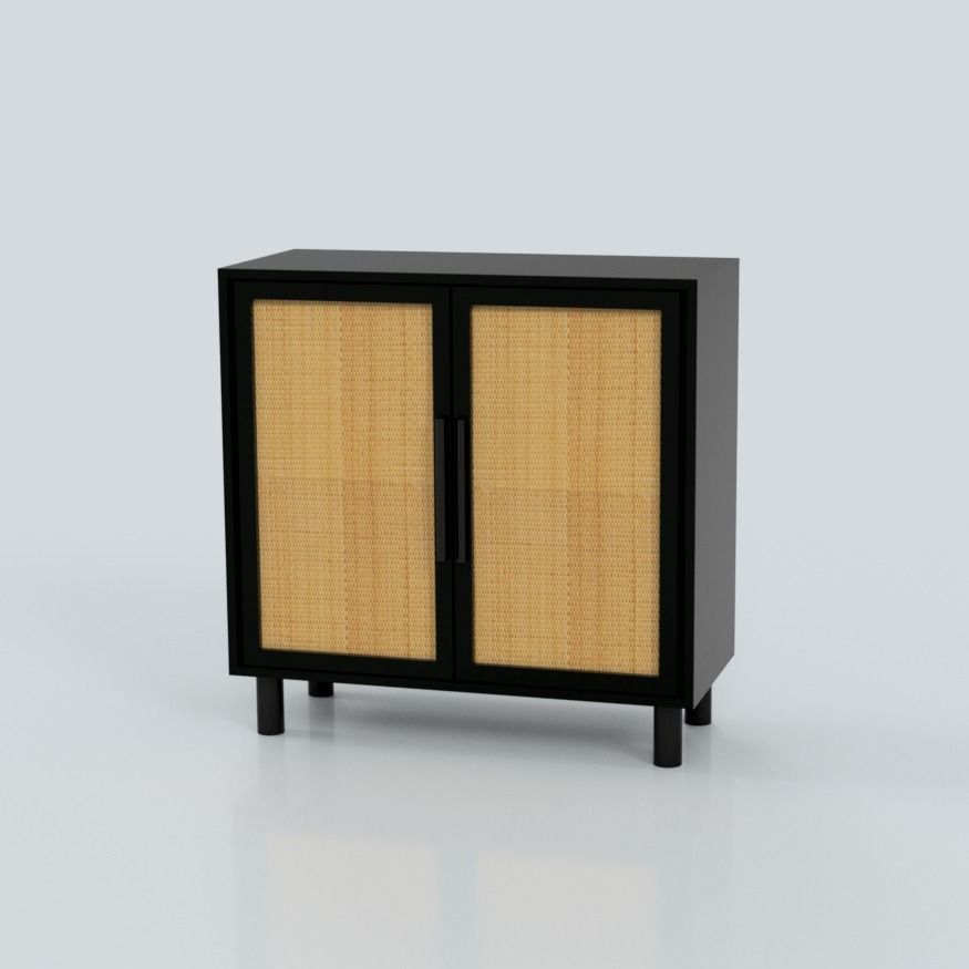 Delancey Storage Cabinet MINIATURE FURNITURE 3D print model_1