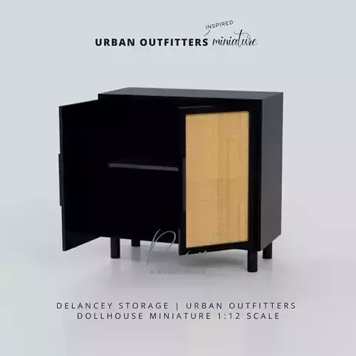 Delancey Storage Cabinet MINIATURE FURNITURE