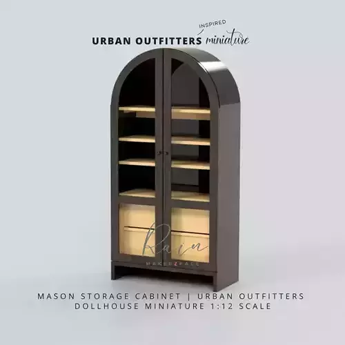 MINIATURE FURNITURE  Mason Storage Cabinet