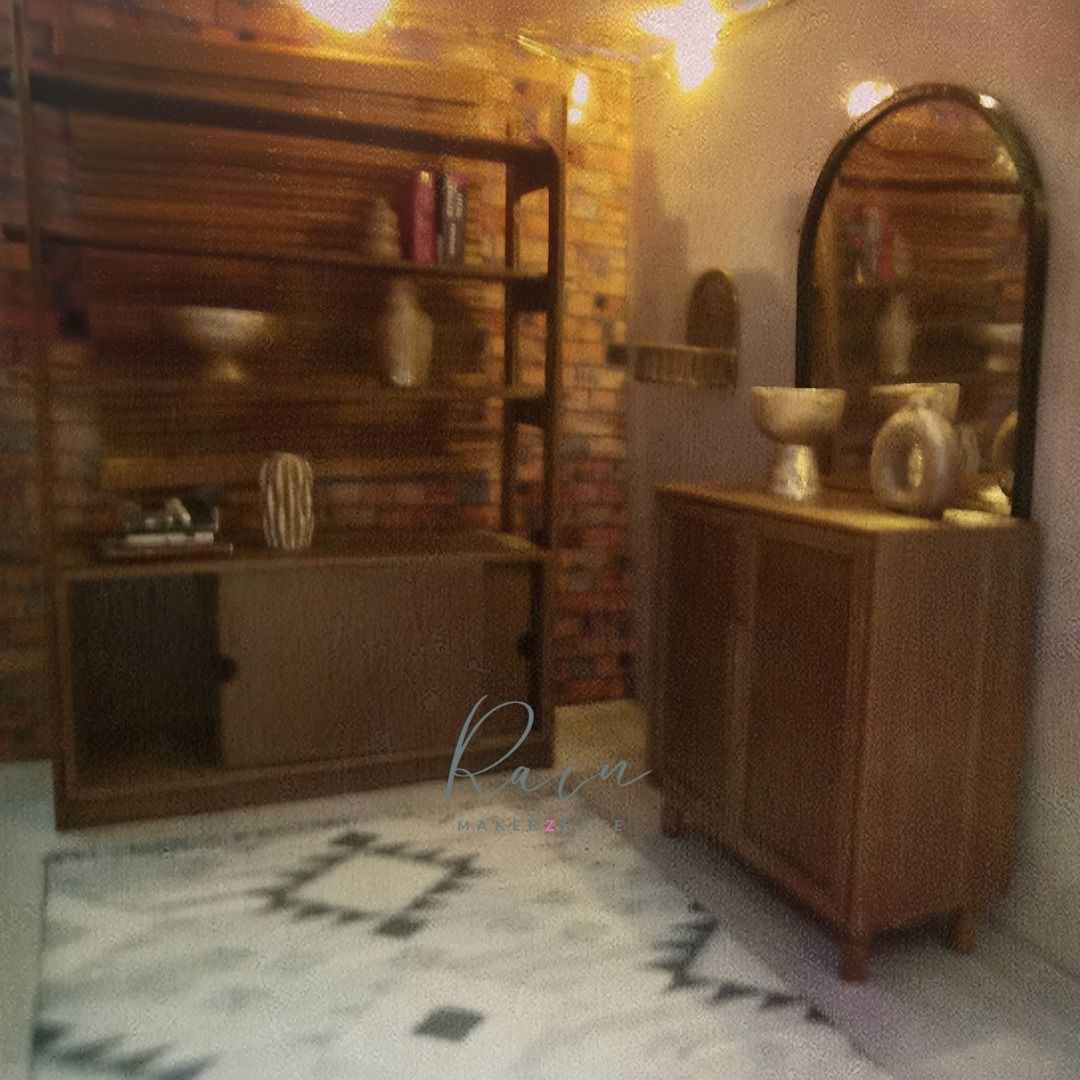 MINIATURE FURNITURE ALONZO STORAGE HUTCH 3D print model_3