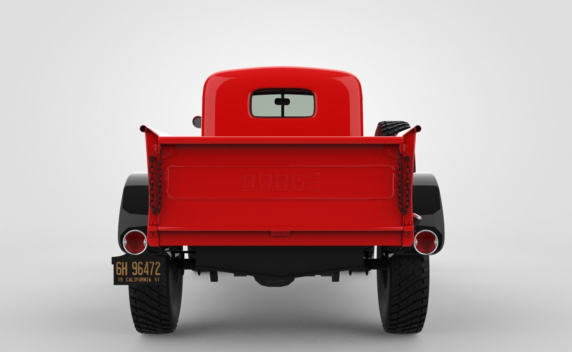 Dodge Power Wagon 1946 3D model_4