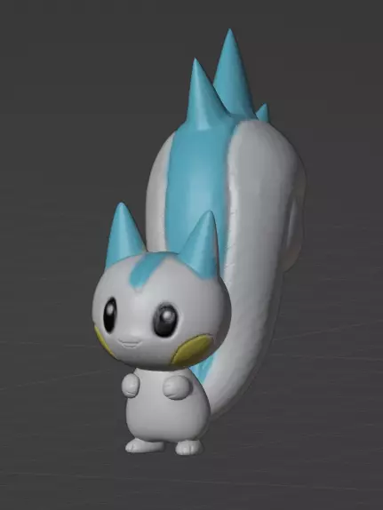Pachirisu 3D print model_0