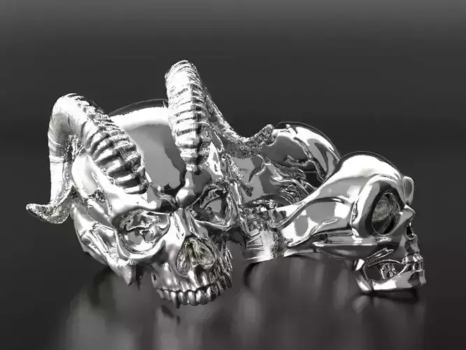Skull designe 3D print model