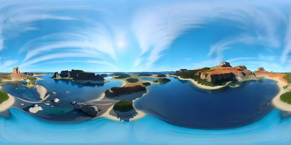 HDR-scenic the azure sky stretched endlessly skybox 3D model_0