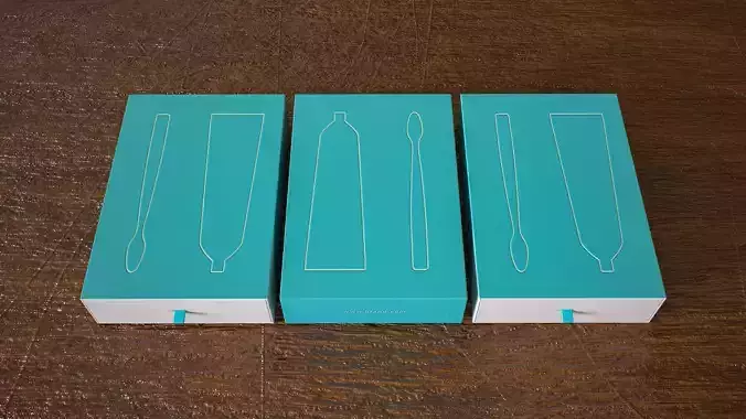 Brand packaging design Toothbrush Toothpaste