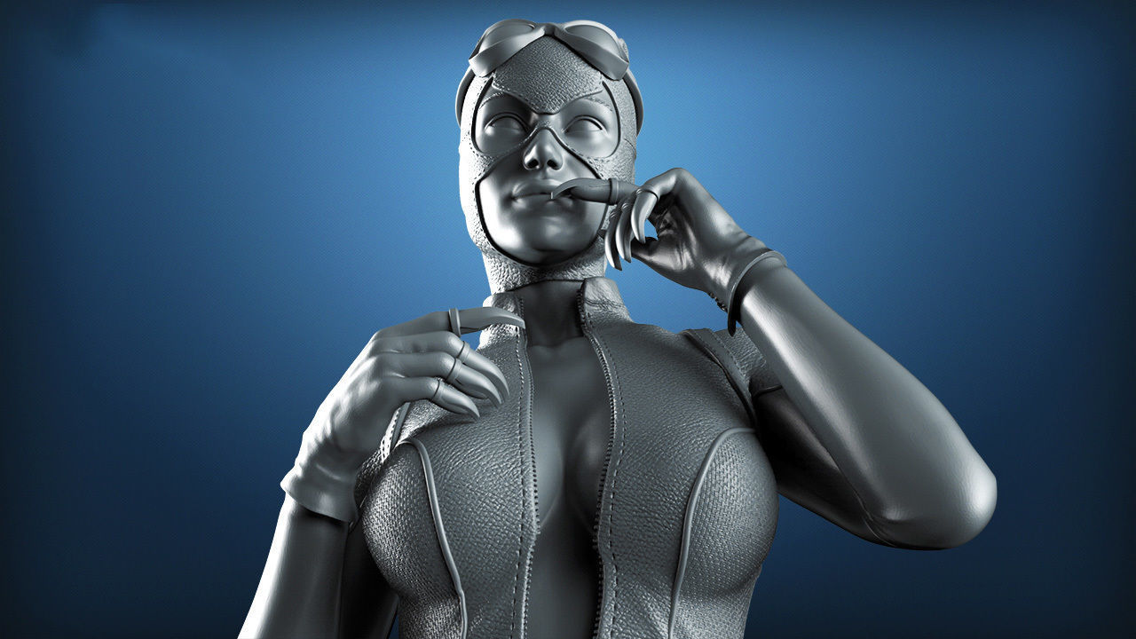 CATWOMAN 3D Printable Model 3D Model CGTrader catwoman-3d-printable-model-3d-model-cgtrader